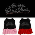 thumbnail image 1 of Christmas Pet Dog  Cat Dress Rhinestone, "Merry Christmas", 1 of 3