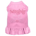 thumbnail image 1 of Christmas Pet Dog  Cat Dress Rhinestone, "Naughty But In A Nice Way", 1 of 10