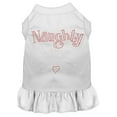 thumbnail image 1 of Christmas Pet Dog  Cat Dress Rhinestone, "Naughty But In A Nice Way", 1 of 10