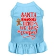 thumbnail image 1 of Christmas Pet Dog  Cat Dress Screen Printed, "Santa Stop Here, We Have Cookies", 1 of 11