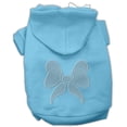 thumbnail image 1 of Christmas Pet Dog  Cat Hoodie Rhinestone, "Bow", 1 of 10