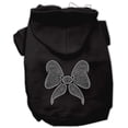 thumbnail image 1 of Christmas Pet Dog  Cat Hoodie Rhinestone, "Bow", 1 of 10