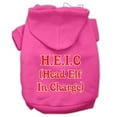 thumbnail image 1 of Christmas Pet Dog  Cat Hoodie Screen Printed, "Head Elf In Charge", 1 of 10