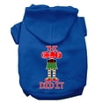 thumbnail image 1 of Christmas Pet Dog  Cat Hoodie Screen Printed, "The Elf Did It", 1 of 11