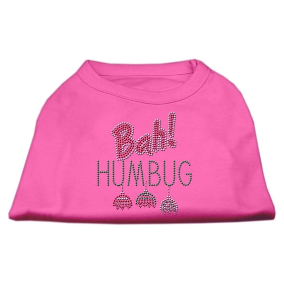 Christmas Pet Dog Cat Shirt Rhinestone, "Bah Humbug"
