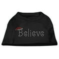 thumbnail image 1 of Believe Rhinestone Shirts Black M (12), 1 of 11