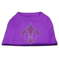 thumbnail image 1 of Holiday Fleur de lis Rhinestone Shirts Purple XXL (18), 1 of 11