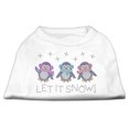 thumbnail image 1 of Christmas Pet Dog  Cat Shirt Rhinestone, "Let It Snow Penguins", 1 of 11