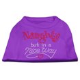 thumbnail image 1 of Christmas Pet Dog  Cat Shirt Rhinestone, "Naughty, But In A Nice Way", 1 of 11
