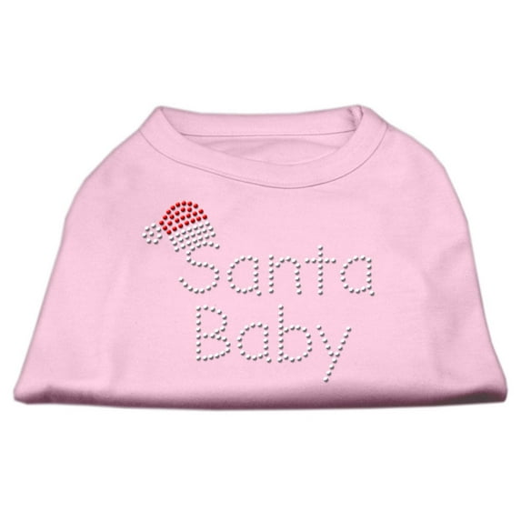 Christmas Pet Dog Cat Shirt Rhinestone, "Santa Baby"