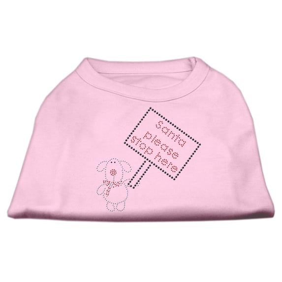 Santa Stop Here Shirts Light Pink XL (16)