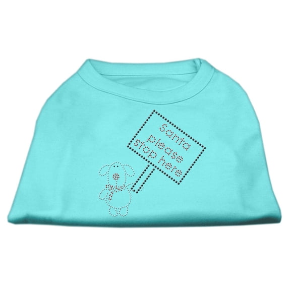 Santa Stop Here Shirts Aqua XL (16)
