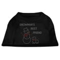 thumbnail image 1 of Snowman's Best Friend Rhinestone Shirt Black XXXL(20), 1 of 11
