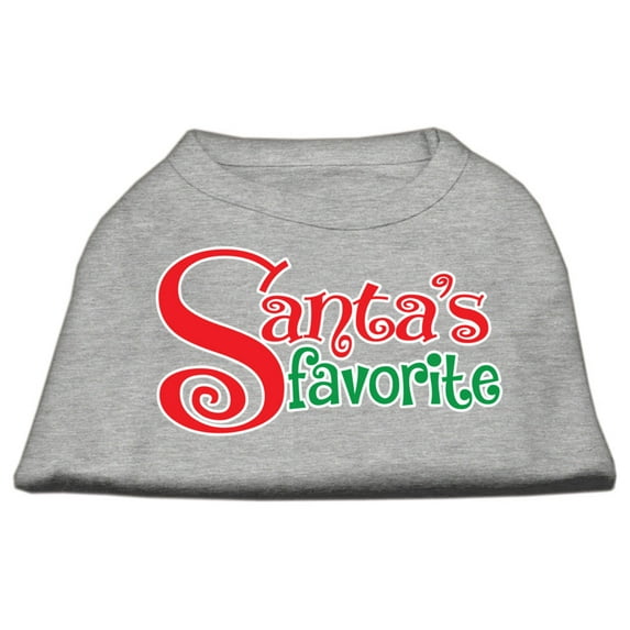 Christmas Pet Dog Cat Shirt Screen Printed, "Santa's Favorite"