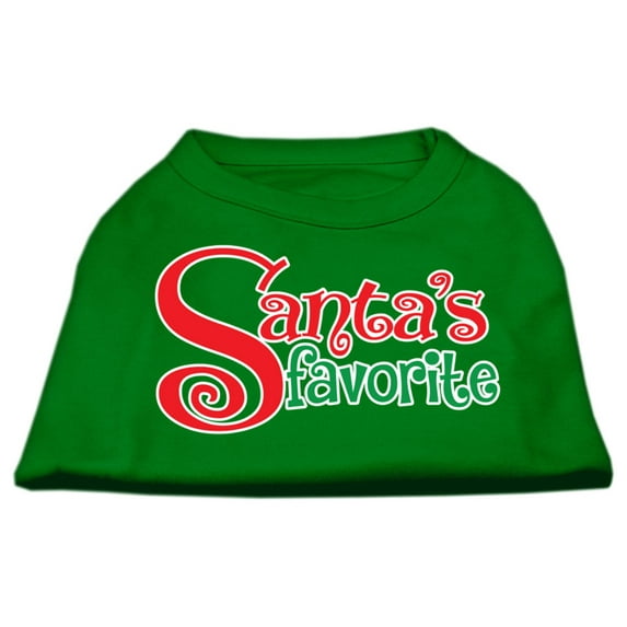 Christmas Pet Dog Cat Shirt Screen Printed, "Santa's Favorite"