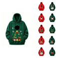 thumbnail image 1 of Christmas Pet Pouch Hoodie Men Women Long Sleeve Cute Graphic Loose Hooded Sweatshirt Pullover Tops Dog Cat Carrier Hoodie, 1 of 6