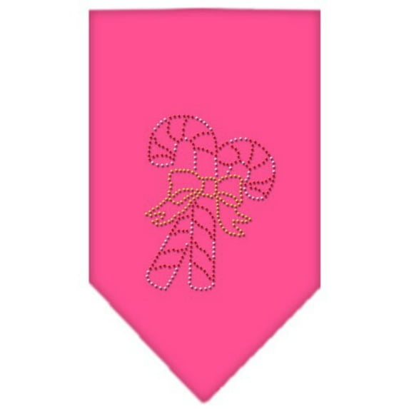 Christmas Pet and Dog Bandana Rhinestone, "Candy Canes"