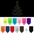 thumbnail image 1 of Christmas Pet and Dog Bandana Rhinestone, "Christmas Tree", 1 of 10