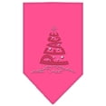thumbnail image 1 of Christmas Pet and Dog Bandana Rhinestone, "Peace Tree", 1 of 9