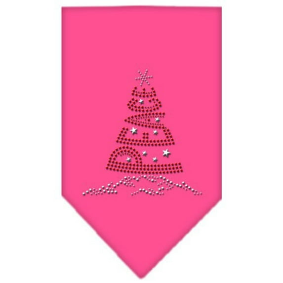 Christmas Pet and Dog Bandana Rhinestone, "Peace Tree"