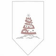 thumbnail image 1 of Christmas Pet and Dog Bandana Rhinestone, "Peace Tree", 1 of 12