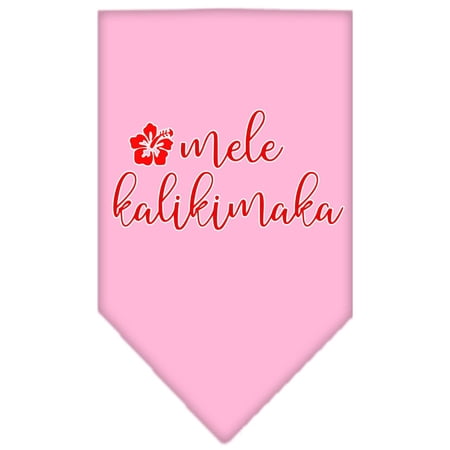 Christmas Pet and Dog Bandana Screen Printed, "Mele Kalikimaka"
