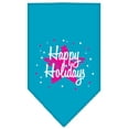 thumbnail image 1 of Christmas Pet and Dog Bandana Screen Printed, "Scribble Happy Holidays", 1 of 10