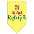 thumbnail image 1 of Christmas Pet and Dog Bandana Screen Printed, "Team Rudolph", 1 of 9