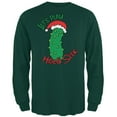 thumbnail image 1 of Christmas Pickle Hide And Seek Funny Mens Long Sleeve T Shirt Forest Green X-LG, 1 of 1