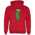 thumbnail image 1 of Christmas Pickle Mens Hoodie Red SM, 1 of 1