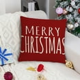thumbnail image 1 of Christmas Pillow Cover under $5! kkbbma Christmas Gnome Pillow Cover Set, 45x45cm Red Holiday Cushion Case, Festive Sofa Bedside Pillow Cover, 2-Pack Decorative Pillowcase for Home Decor, 1 of 6