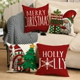thumbnail image 1 of Christmas Pillow Cover under $5! kkbbma Christmas Gnome Pillow Cover Set, 45x45cm Red Holiday Cushion Case, Festive Sofa Bedside Pillow Cover, 2-Pack Decorative Pillowcase for Home Decor, 1 of 9