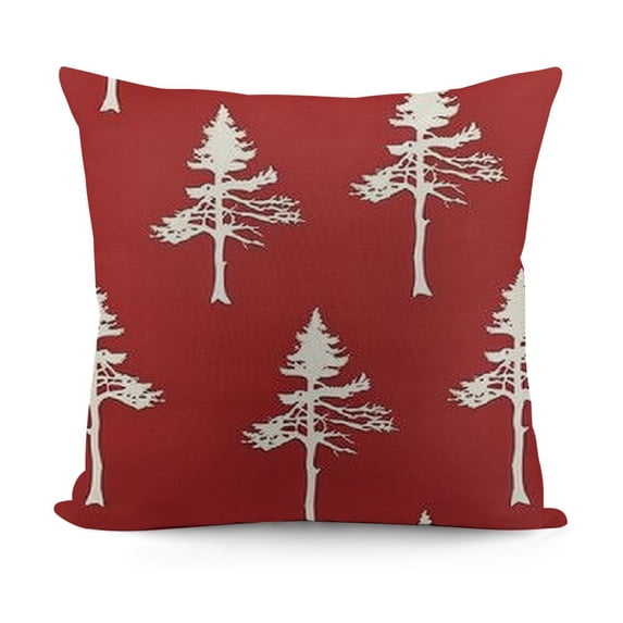 Christmas Pillow Cover Christmas Trees Decoration Pillow Case Decor for Home Sofa Couch
