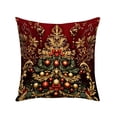 thumbnail image 1 of Christmas Pillow Cover Cushion Cover, Soft Holiday Decor Throw Pillow Case for Sofa Couch Christmas Office Bedroom Decoration (18 x 18 in,Funny Style), 1 of 6