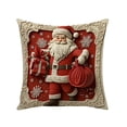 thumbnail image 1 of Christmas Pillow Cover Cushion Cover, Soft Holiday Decor Throw Pillow Case for Sofa Couch Christmas Office Bedroom Decoration (18 x 18 in,Funny Style), 1 of 6