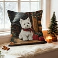 thumbnail image 1 of Christmas Pillow Cover, Holiday Decorative Pillow Case for Sofa Couch Living Room, Festive Polyester Throw Cover for Home Decor(B), 1 of 4
