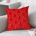 thumbnail image 1 of Christmas Pillow Cover - Red Green White Christmas Tree Pattern Pillow Cushion Cases for Christmas Winter Holiday Decorations Throw Pillow Covers for Couch Sofa Home Farmhouse, 1 of 6