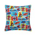 Christmas Pillow Covers 16x16 inch,Cartoon SpiderMan Throw Pillow