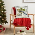 thumbnail image 1 of Christmas Pillow Covers 18x18 Inch - Festive Throw Pillowcases for Sofa & Couch - Farmhouse Holiday Decorations for Living Room, Porch & Seasonal Home Styling, 1 of 5