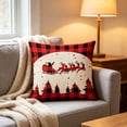 thumbnail image 1 of Christmas Pillow Covers 18x18 Inches Festive Throw Pillow Case Seasonal Winter Holiday Cushion Cover Soft Indoor Home Decor For Sofa Bedroom, 1 of 7