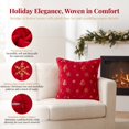 thumbnail image 1 of Christmas Pillow Covers 18x18 Snowflake Tree Pattern Throw Pillow Cases, Soft Decorative Cushion Covers for Couch Sofa Bed Living Room Home Decor by PALIFEUR, 1 of 6