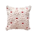 thumbnail image 1 of Christmas Pillow Covers 18x18 inch, Christmas Decorations Bows Xmas Tree Throw Pillow Cases Soft Plush Faux Fur Wool Pillow Covers Winter Holiday Decor for Sofa Living Room.Beige, 1 of 3