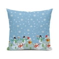 Christmas Pillow Covers ,Cartoon Winter Trees Snowflakes ,Pillowcases