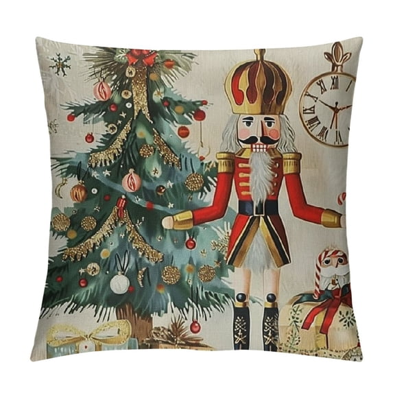 Christmas Pillow Covers Decoration Throw Pillow Covers Winter Cushion Case Decoration for Sofa Couch