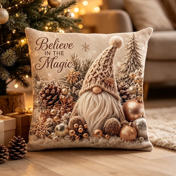 Christmas Pillow Covers Decorative Throw Pillow Cases Washable Cushion Case for Sofa Couch Bedroom Living Room Home Decor