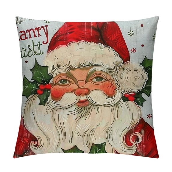 Christmas Pillow Covers Decorative Throw Pillow Covers Merry Christmas Farmhouse Decoration for Home Couch