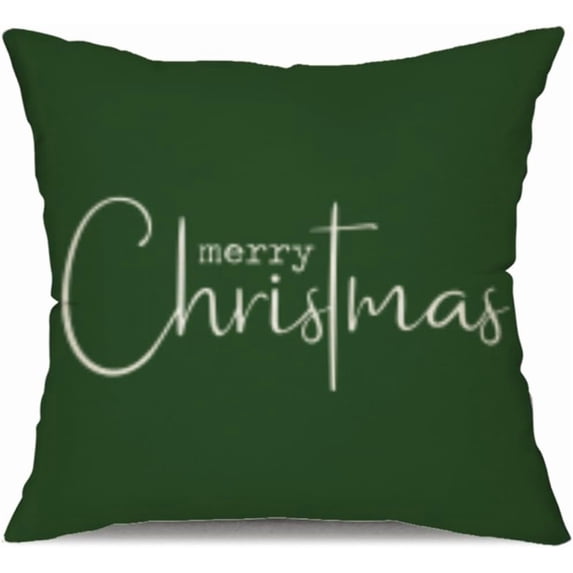 Christmas Pillow Covers Merry Christmas Throw Pillow Decorative Christmas Red and Black Cotton Cloth Linen Cloth Pillow Cover Sofa Cover Decorative Rectangle