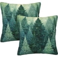 thumbnail image 1 of Christmas Pillow Covers Set of 2 16x16 Inch Throw Pillow Covers Christmas Trees Art Decorative Pillow Cases Holiday Square Cushion Covers Pillow Protector for Home Couch Sofa Car, 1 of 4