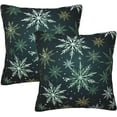 thumbnail image 1 of Christmas Pillow Covers Set of 2 20x20 Inch Throw Pillow Covers Christmas Snowflake Decor Decorative Pillow Cases Holiday Square Cushion Covers Pillow Protector for Home Couch Sofa Car, 1 of 4