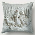 thumbnail image 1 of Christmas Pillow Covers Snowman Reindeer&Christmas Tree Throw Pillow Covers,Winter Holiday Cushion Case Decoration for Sofa Couch, 1 of 1
